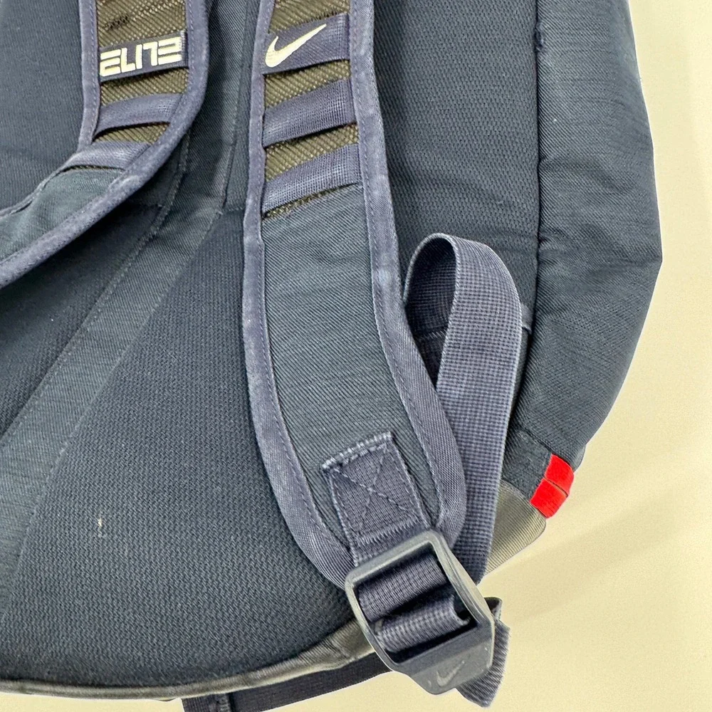 Nike Hoops Elite Pro‎ Basketball Backpack Navy Blue Red BA5554-410